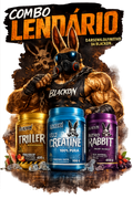 Combo Lendário BlackOn – Triller + Raw Creatine + Nitro Rabbit