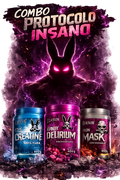 Combo Protocolo Insano BlackOn – Candy Delirium + Iron Mask + Creatina