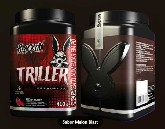 Triller Pré-treino Black On 410g Melon Blast
